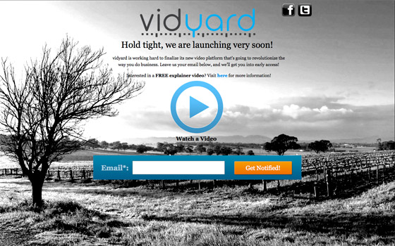 Видео на главной странице Vidyard