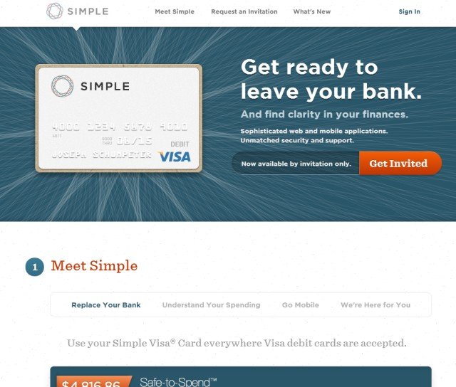 Сайт компании Simple